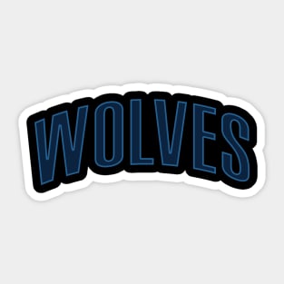 Timberwolves Sticker